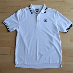 Disney Short Sleeve Polo Shirt White Cruise Line Size S